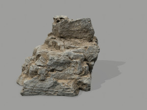 Desert rock set Model 3D