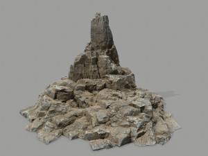 Desert rock set Model 3D