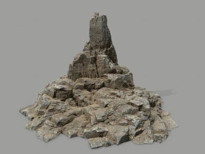 Desert rock set 3D Model