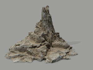 Desert rock set Model 3D