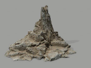 Desert rock set 3D Model