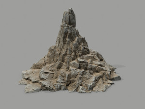 Desert rock set Model 3D