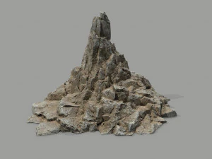 Desert rock set 3D Model