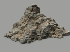 Desert rock set 3D Model