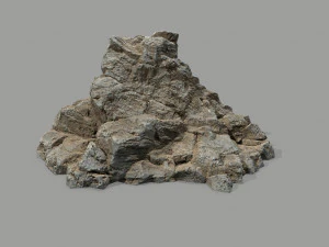 Desert rock set 3D Model