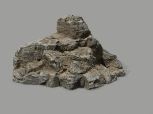 Desert rock set 3D Model