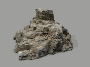 Desert rock set Model 3D