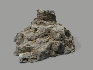Desert rock set 3D Model