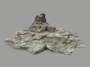 Desert rock set 3D Model