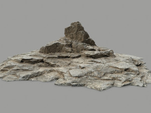 Desert rock set Model 3D