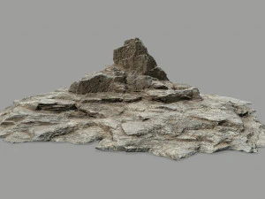 Desert rock set 3D Model