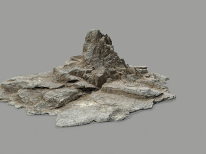 Desert rock set Model 3D