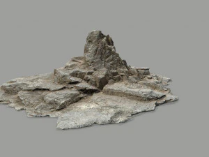 Desert rock set 3D Model