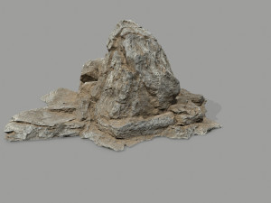 Desert rock set Model 3D
