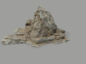 Desert rock set 3D Model