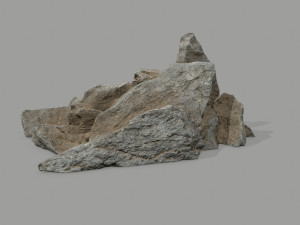 Desert rock set Model 3D