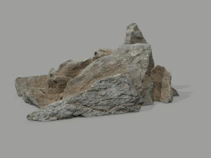 Desert rock set 3D Model