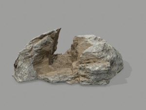 Desert rock set Model 3D