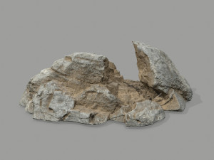 Desert rock set Model 3D