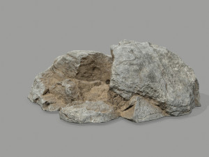 Desert rock set Model 3D