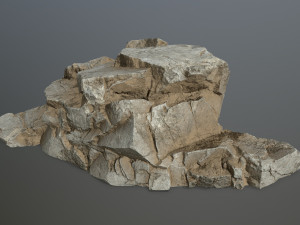 Desert rocks 3D Model