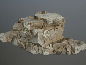 Desert rocks 3D Model