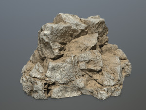 Desert rock set Modello 3D