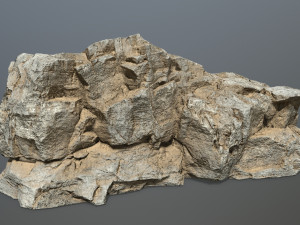 Desert rock set Modello 3D