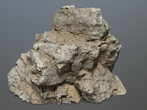 Desert rock set Modello 3D