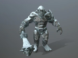 Snow monster 3D Model