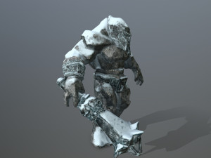 Snow monster 3D Model