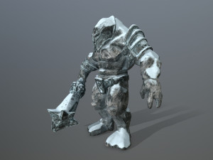 Snow monster 3D Model