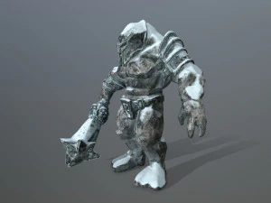 Snow monster 3D Model