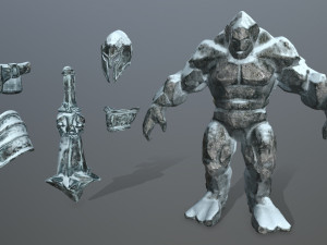 Snow monster 3D Model