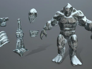 Snow monster 3D Model