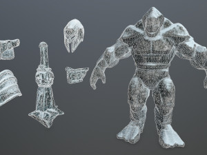 Snow monster 3D Model