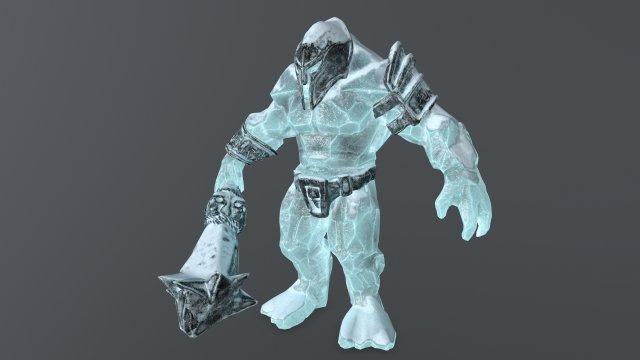 Ice monster Modelo 3D .c4d .max .obj .3ds .fbx .stl .blend 
