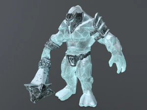 Крижаний монстр 3D Модель