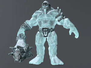 Ice monster 3D Model