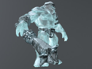 Ice monster Modelo 3D