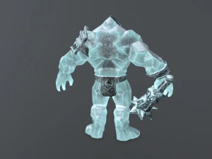 Ice monster 3D Model