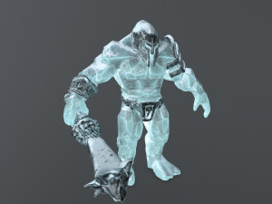 Ice monster Modelo 3D