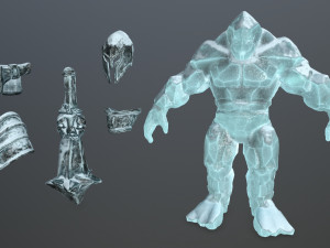 Ice monster Modelo 3D