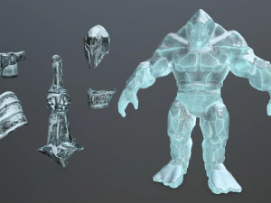Ice monster 3D Model