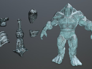 Ice monster Modelo 3D