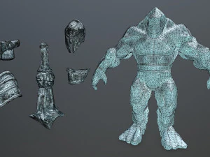 Ice monster 3D Model