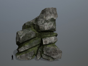 Forest rocks Modelo 3D