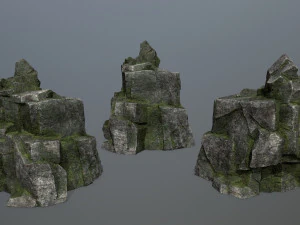 Forest rocks 3D Model
