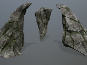 Forest rocks Modelo 3D