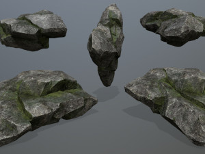 Forest rocks Modelo 3D